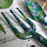 Orange Grove Fork and Trowel Garden Tool Set - William Morris Larkspur Design