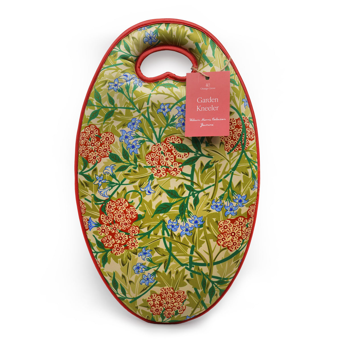 Orange Grove Garden Kneeler - William Morris Design - Padded Memory Foam