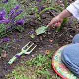 Orange Grove Fork and Trowel Garden Tool Set - William Morris Jasmine Design