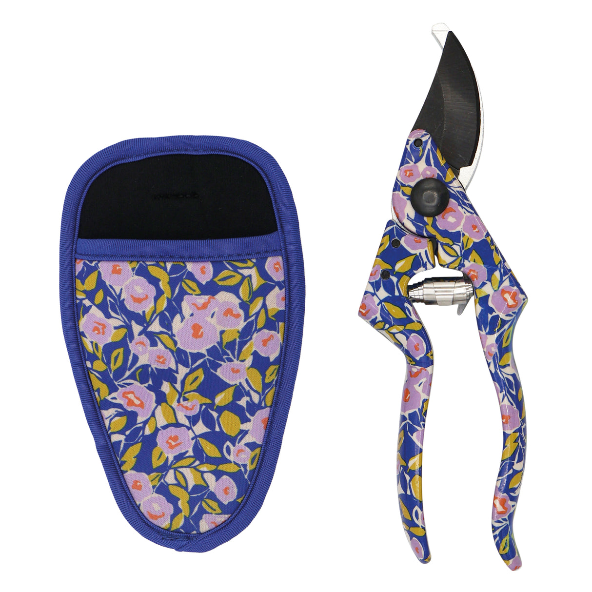 Secateurs With Pouch – Abstract Floral Design