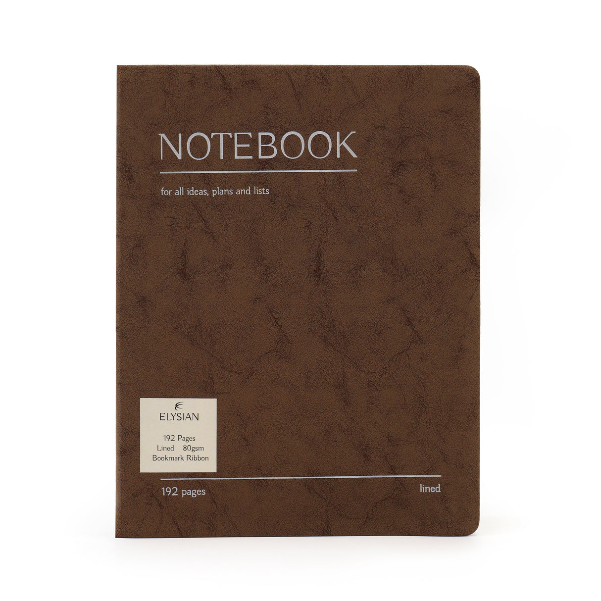 Journal Notebook - Mottled Faux Leather B5 Design