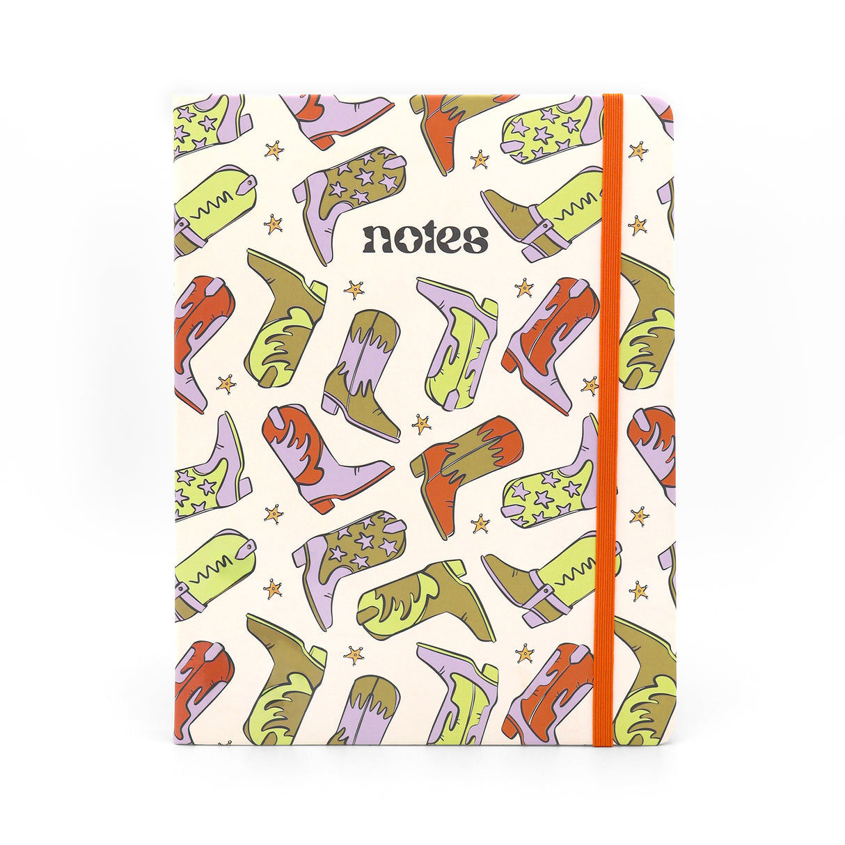 Journal Notebook - Cowboy Boots B5 Design