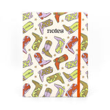 Journal Notebook - Cowboy Boots B5 Design