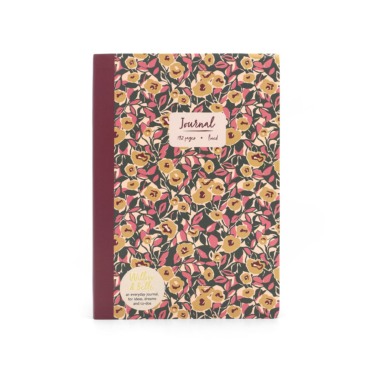 Journal Notebook – Abstract Floral Autumn A5 Design