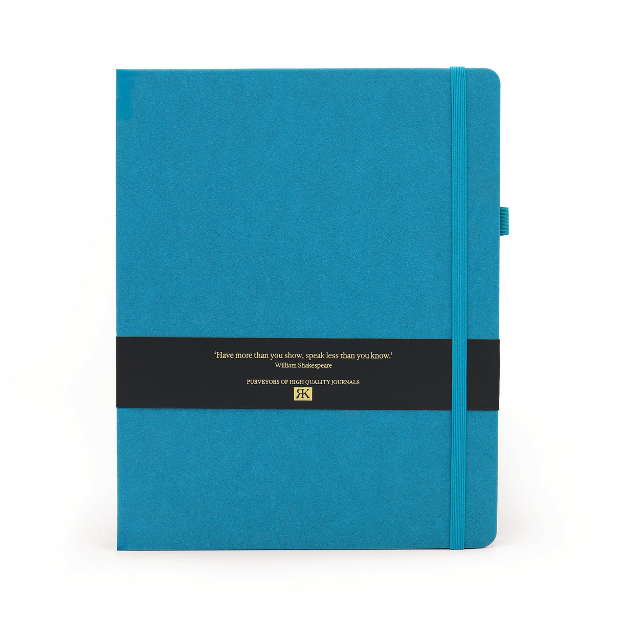 RK Journal Notebook – Faux Suede Teal B5 Design