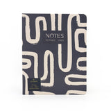 Journal Notebook – Monochrome Squiggle B5 Design