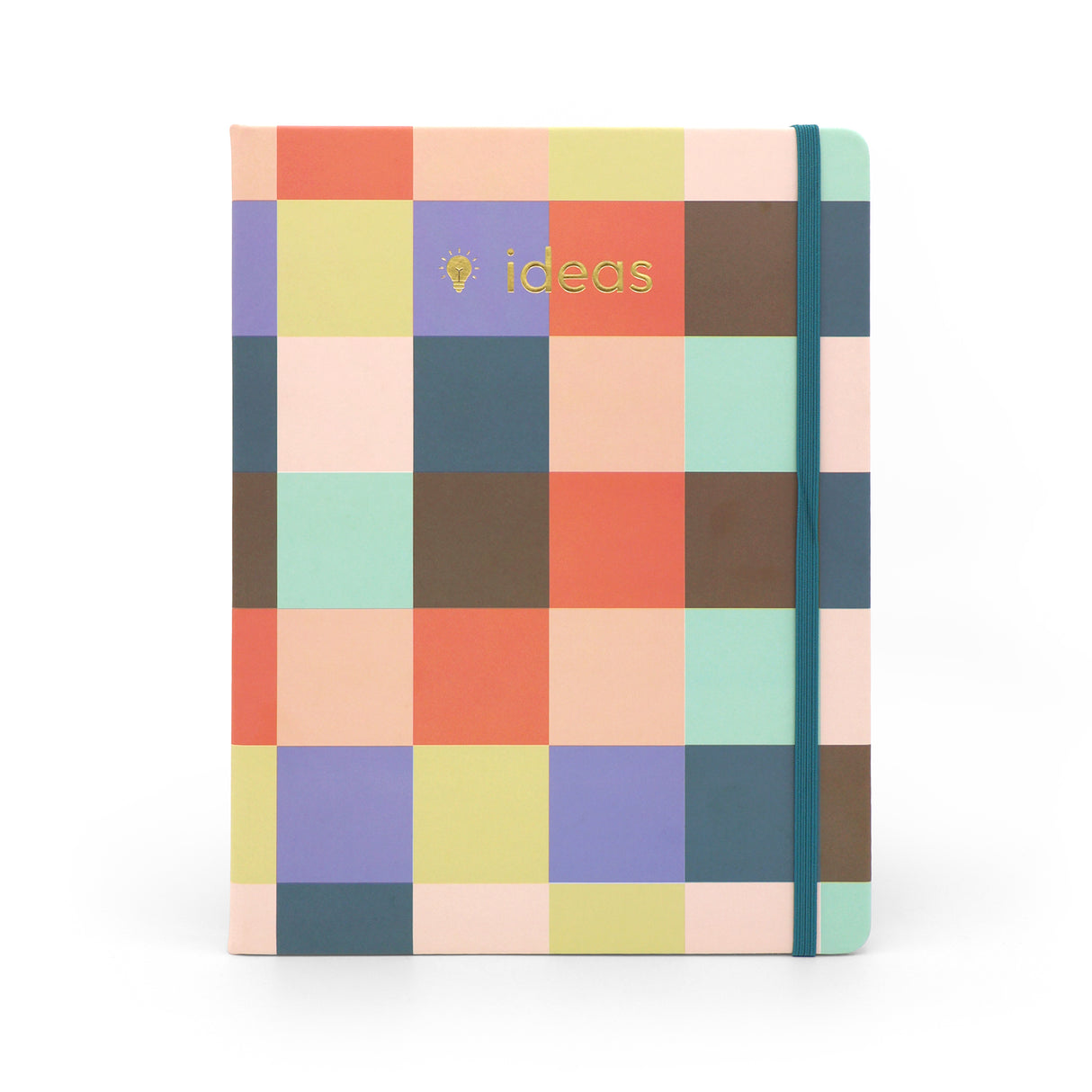 Journal Notebook - Coloured Squares B5 Design