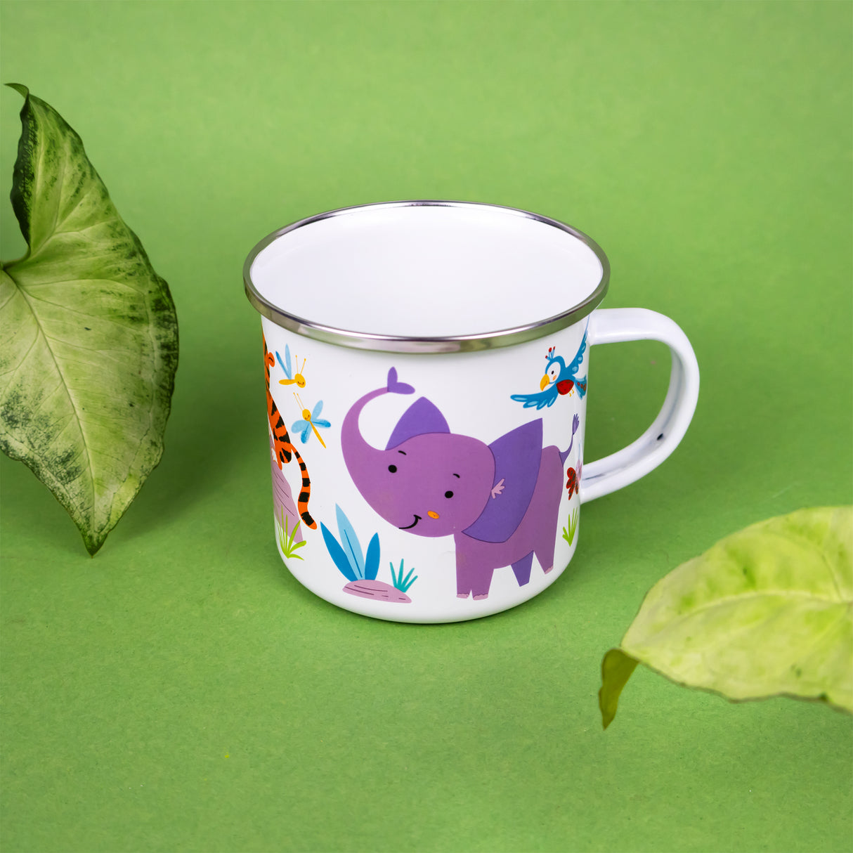 Jungle Animals Enamel Mug