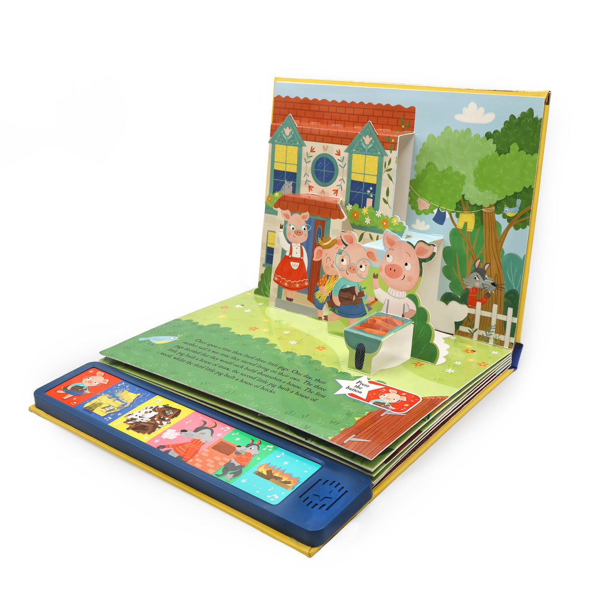 The Three Little Pigs - Children’s Fairy Tale Pop-Up Sound Book