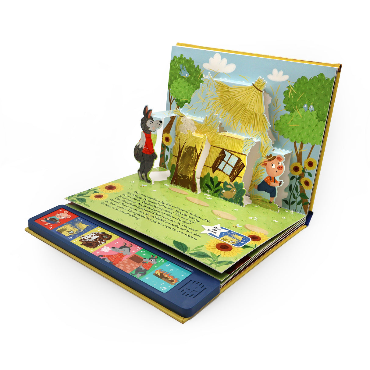 The Three Little Pigs - Children’s Fairy Tale Pop-Up Sound Book