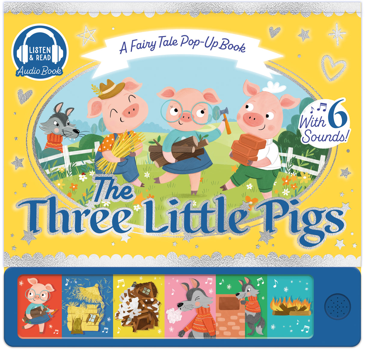 The Three Little Pigs - Children’s Fairy Tale Pop-Up Sound Book