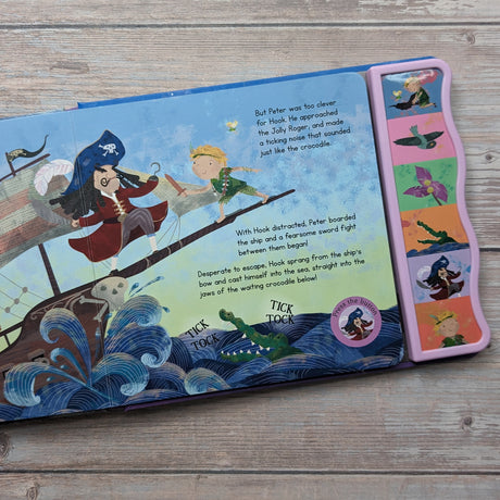 Peter Pan Fairy Tale Sound Book - 6 Enchanting Sound Buttons To Press And Play