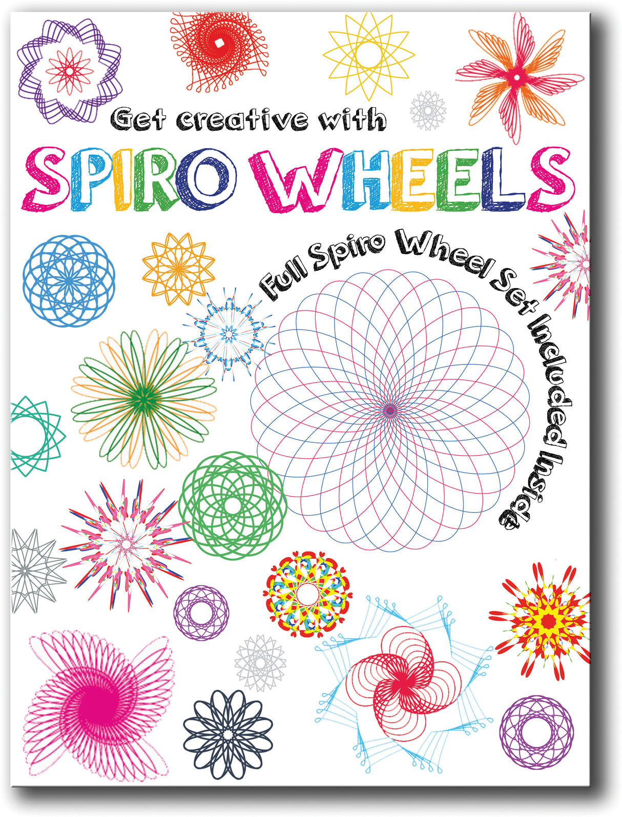 Get Creative With Spiro Wheels - Children's Activity Book - Includes Pad, Pens and Wheels