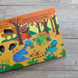 5 Baby Dinos - Children's Touch & Feel Silicone Book