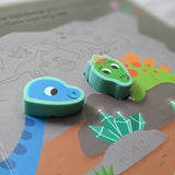 5 Baby Dinos - Children's Touch & Feel Silicone Book