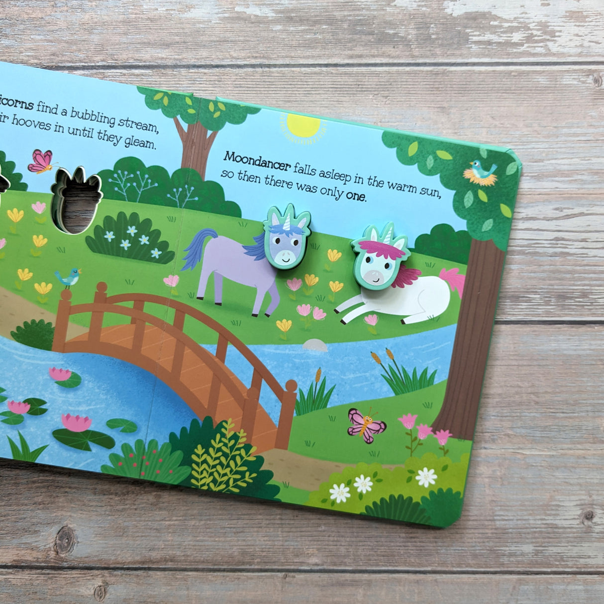 5 Magical Unicorns  - Children's Touch & Feel Silicone Book