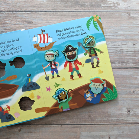 5 Pesky Pirates - Children's Touch & Feel Silicone Book