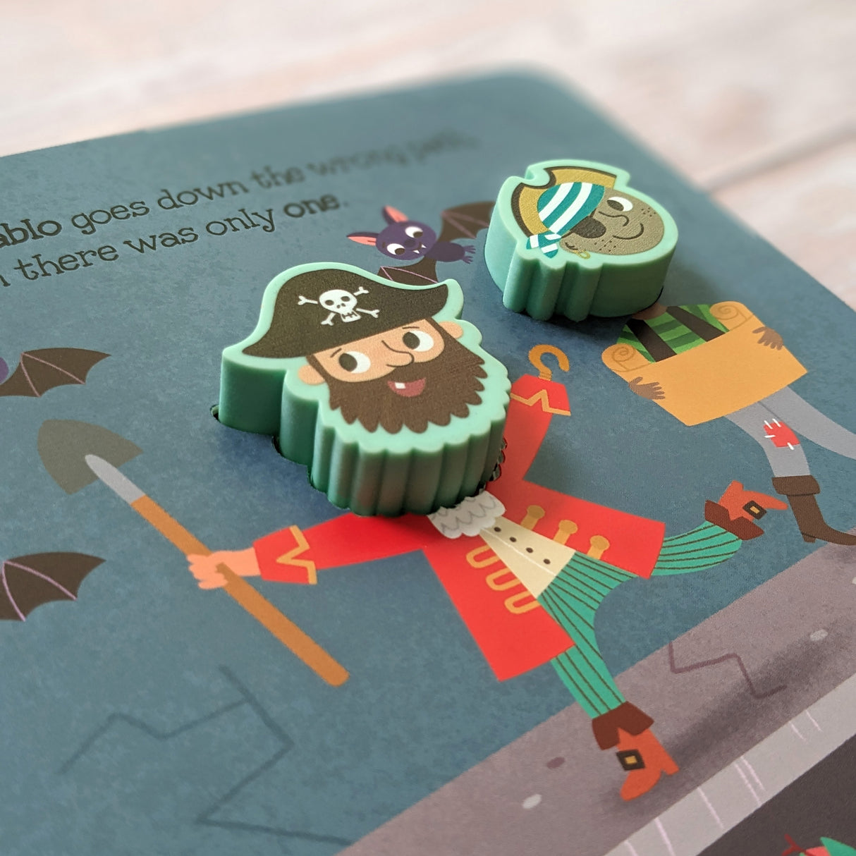 5 Pesky Pirates - Children's Touch & Feel Silicone Book