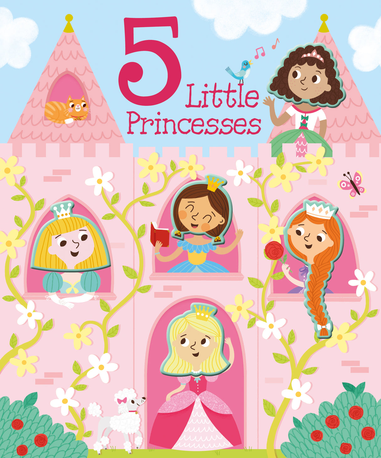 5 Little Princesses - Children's Touch & Feel Silicone Book