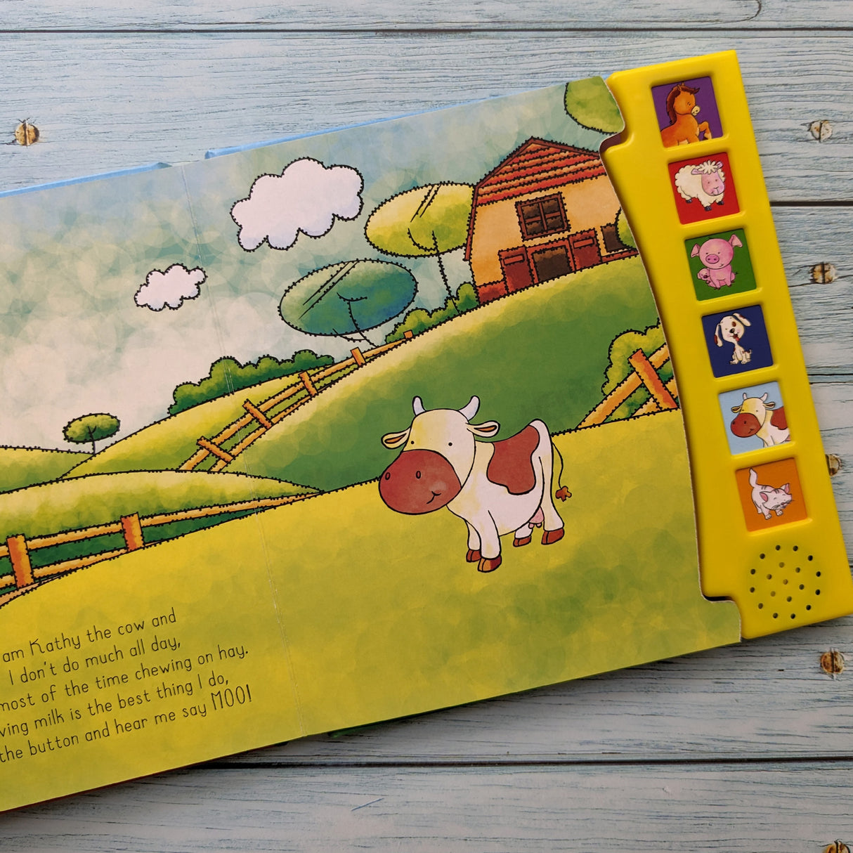 Farm Animals – Children’s 6 Button Sound Book