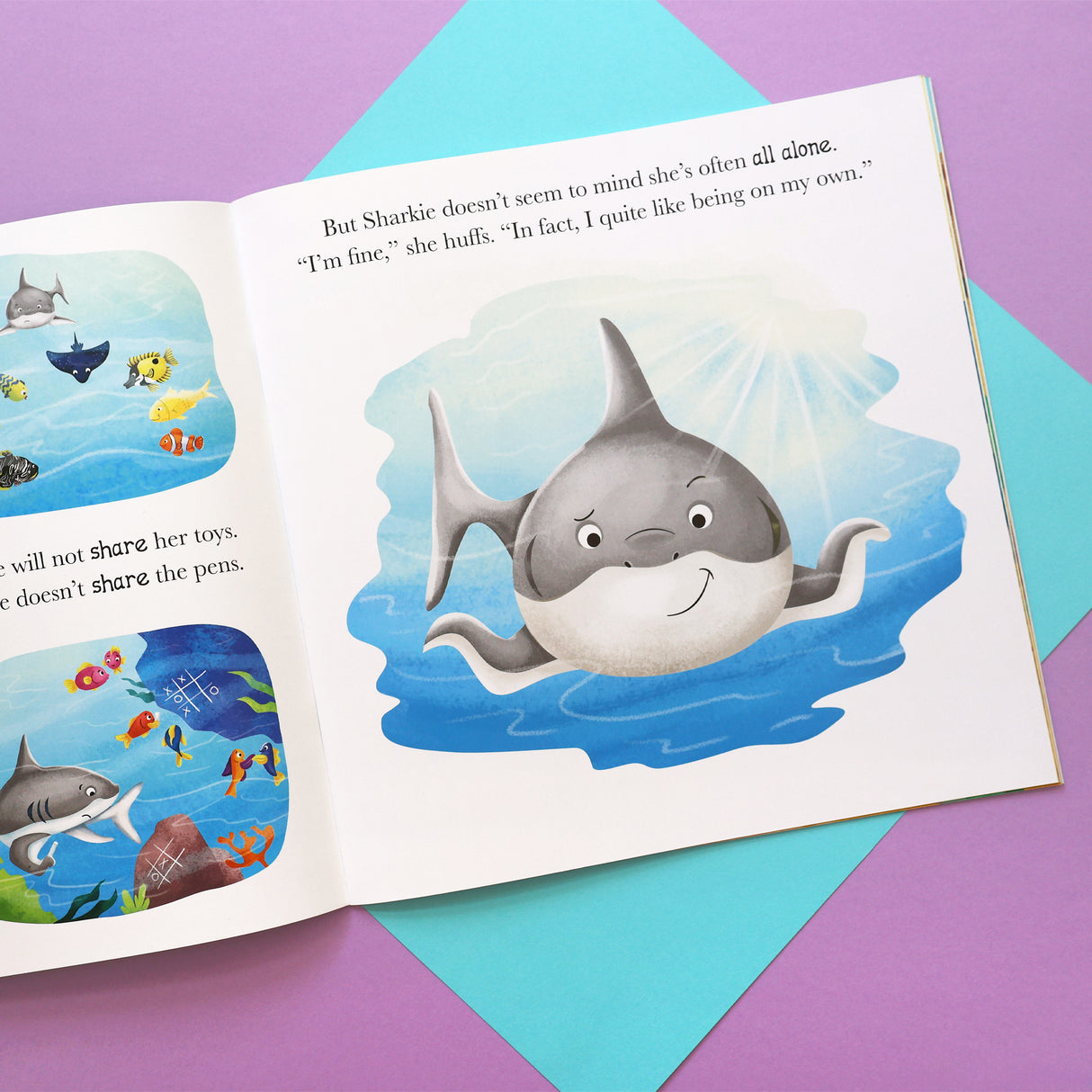 When Shark Learns to Share - Me And My Feelings Children's Paperback Book