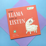 When Llama Learns to Listen - Me And My Feelings Children's Paperback Book