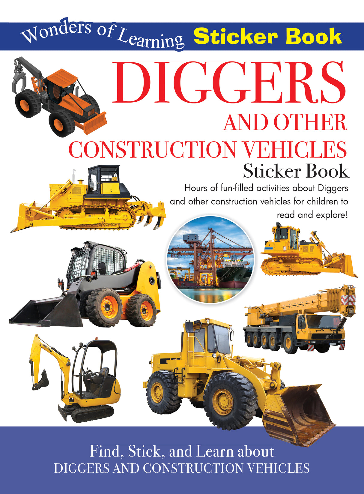 Discover Diggers Sticker Book - Find, Stick and Learn