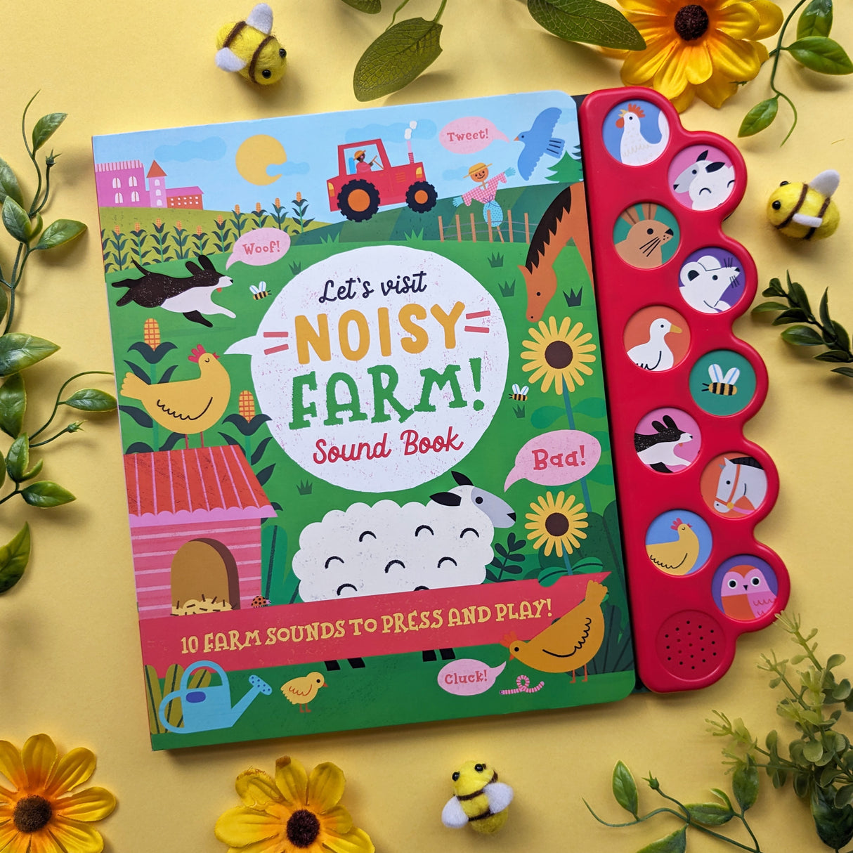 Let's Visit Noisy Farm - Children's 10 Button Sound Book