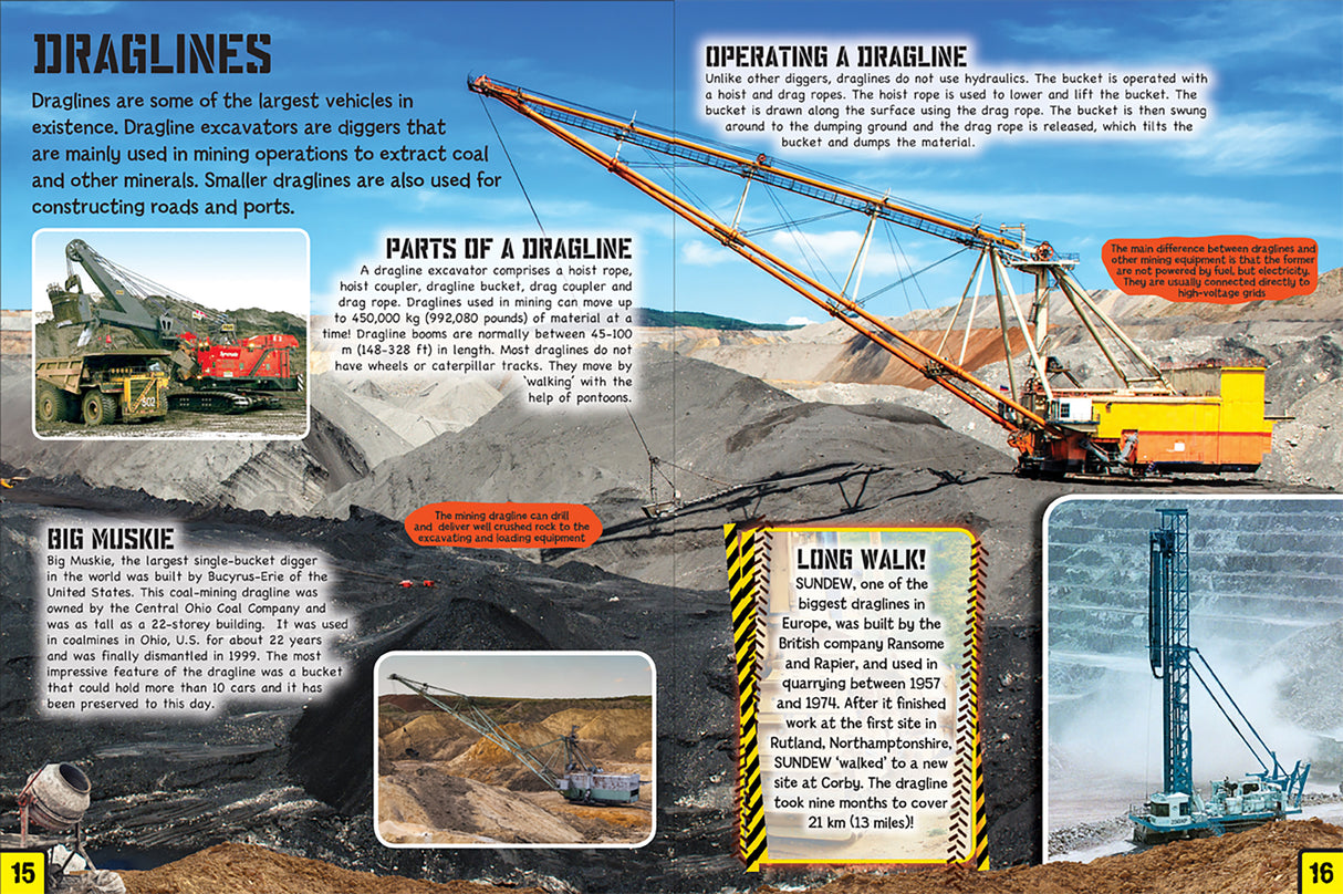 Discover Diggers - Children's Reference Book