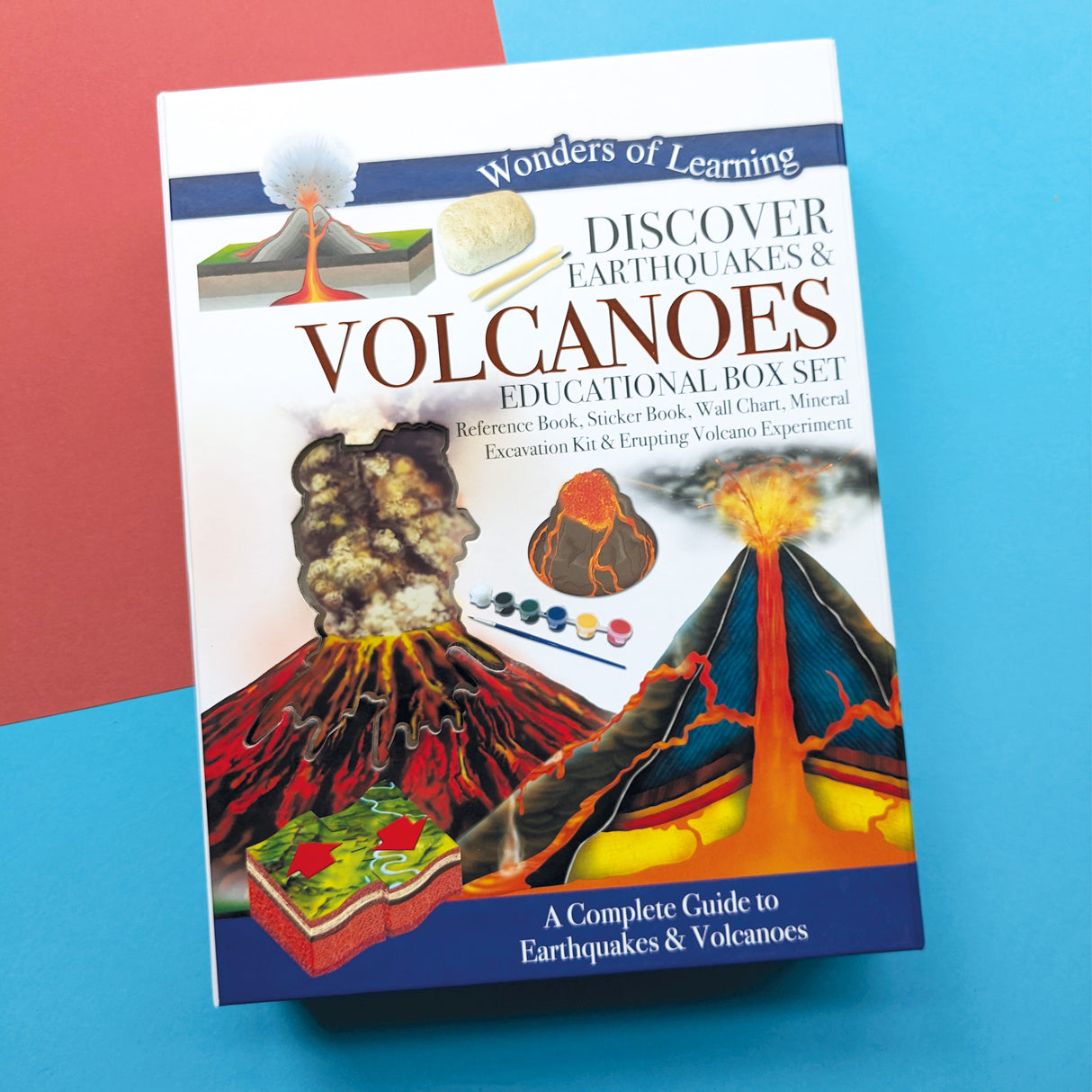 Discover Earthquakes & Volcanoes Educational Box Set - Children's STEM Learning