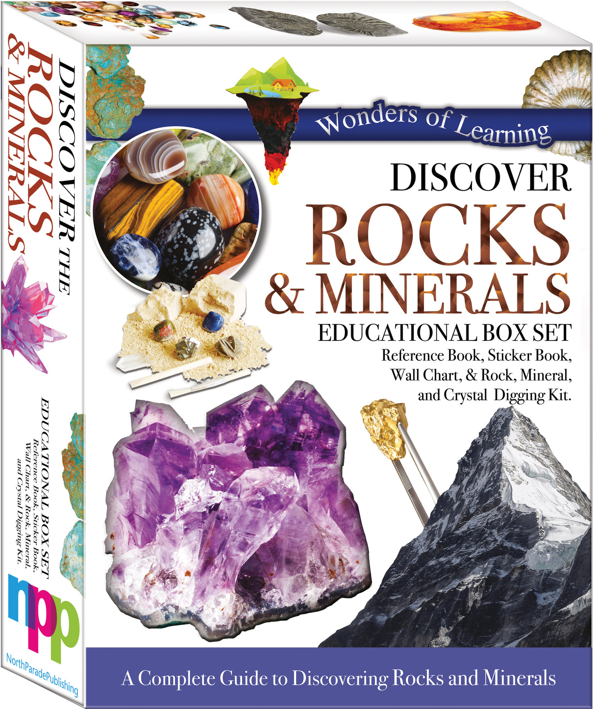 Discover Rocks & Minerals Educational Box Set - Children's STEM Learning