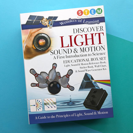 Discover Light, Sound & Motion Educational Box Set - Children's STEM Learning