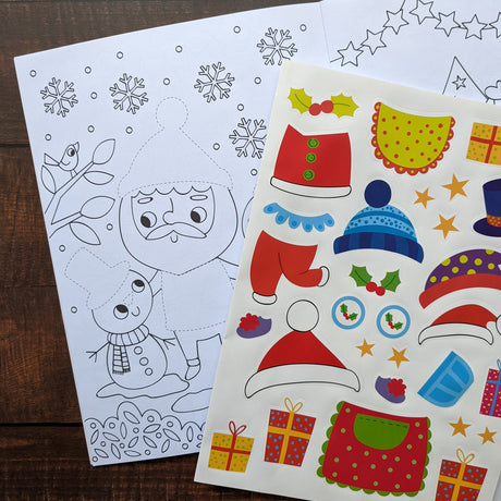 Dress Me Up Colouring & Activity Book – Santa