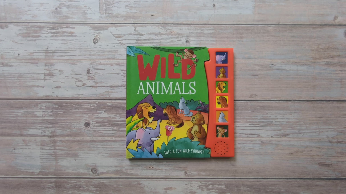 Wild Animals – Children’s 6 Button Sound Book