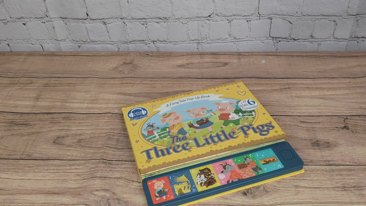 The Three Little Pigs - Children’s Fairy Tale Pop-Up Sound Book