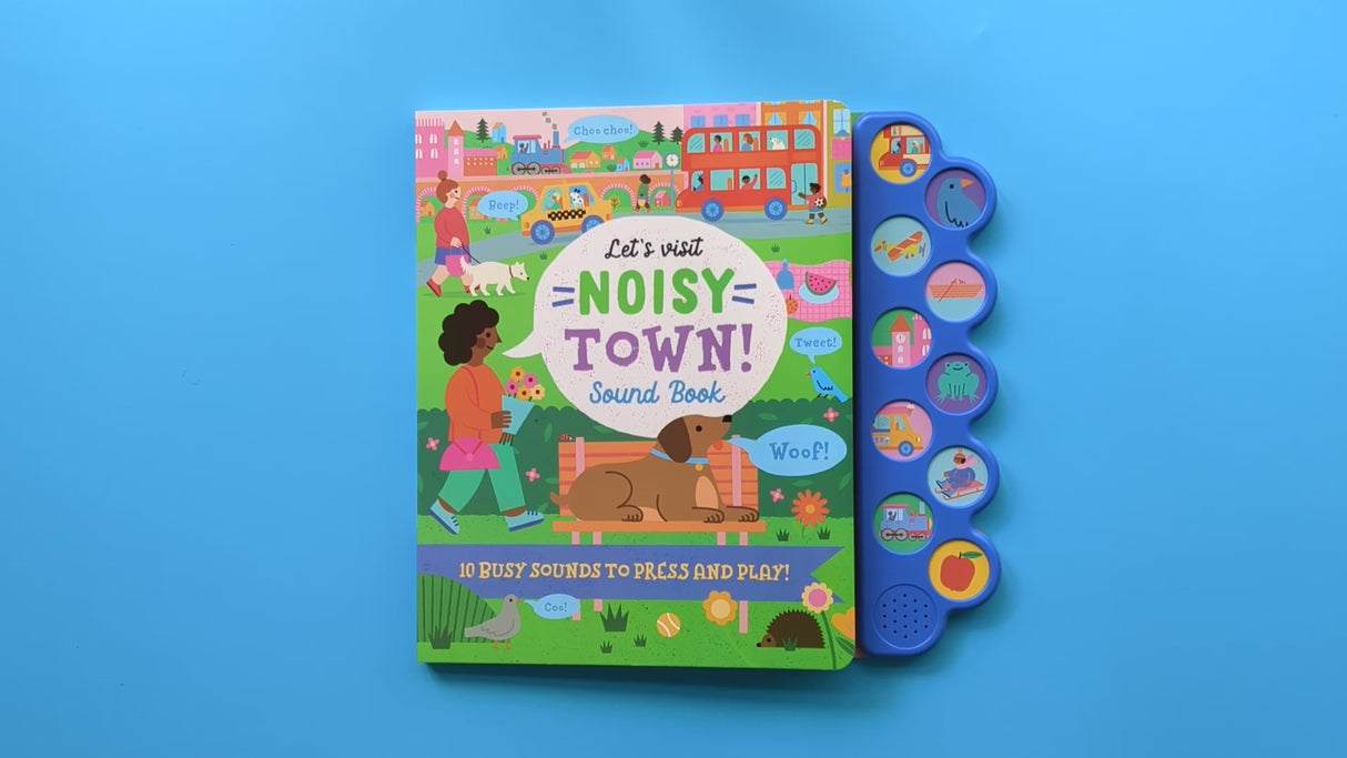 Let's Visit Noisy Town - Children's 10 Button Sound Book