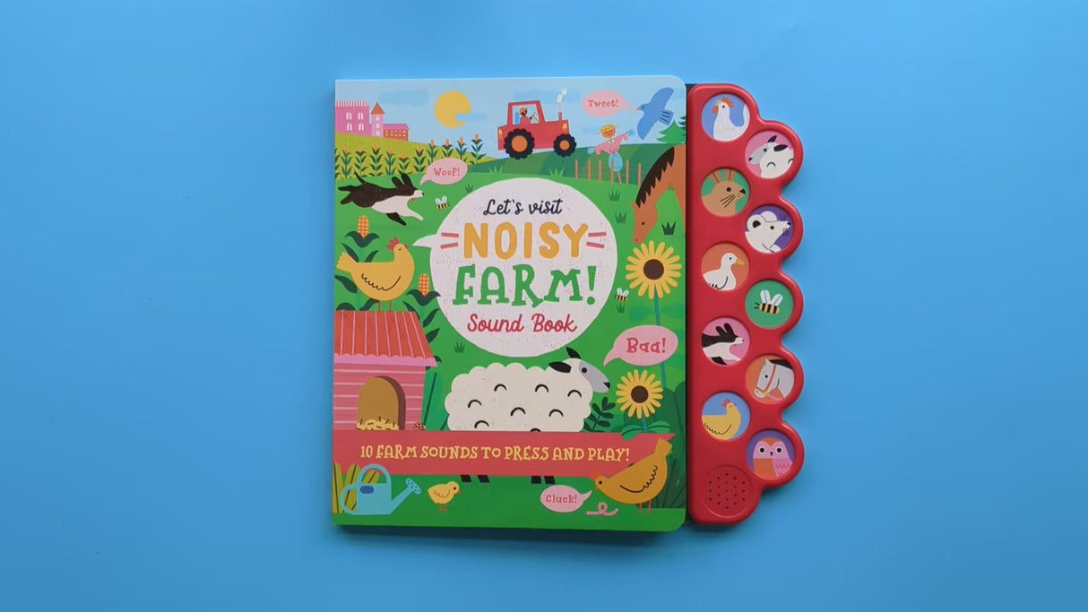 Let's Visit Noisy Farm - Children's 10 Button Sound Book