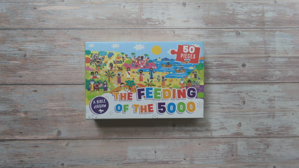 The Feeding Of The 5000 Jigsaw Puzzle - Children's 50 Piece Puzzle